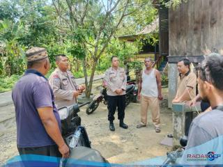Terus Wujudkan Kamtibmas yang Kondusif, Personil Sat Binmas Sambangi Tokoh Masyarakat